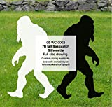 WoodworkersWorkshop Woodworking Plan to Make Your Own Bigfoot Sasquatch (Sasquit) 7ft Tall Yard Art Featuring Free TRACING Paper