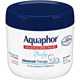 Aquaphor Baby Healing Ointment - Advance Therapy for Diaper Rash, Chapped Cheeks and Minor Scrapes - 14 Oz Jar