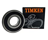 TIMKEN 6306-2RS 2PACK 30x72x19mm,Double Rubber Seal Bearings,Pre-Lubricated and Stable Performance and Cost Effective, Deep Groove Ball Bearings