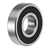 uxcell 6306-2RS Deep Groove Ball Bearing 30x72x19mm Double Sealed ABEC-3 Bearings 1-Pack