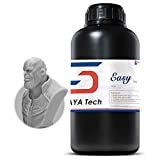 Siraya Tech Easy 3D Printer Resin LCD 405nm UV Eco-Friendly Plant-Based Rapid Resin Standard Photopolymer Resin Affordable Fast Curing 3D Printing Resin for LCD/DLP Printer, 1kg Grey