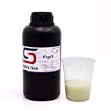 Siraya Tech Craft 3D Printer Resin 405nm SLA UV-Curing Resin Glow in The Dark Resin Rapid Standard Photopolymer Resin for LCD DLP 3D Printing 1000g Green