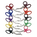 NEW! 6 pcs EMT Trauma Shear Heavy Duty Assorted Rainbow, Ideal for EMS, Nurse, Medic, Police and Firefighter, Strong Enough to Cut A Penny in Half