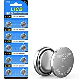 LiCB 10 Pack 371 SR920SW Watch Battery,Long-Lasting & Leak-Proof,High Capacity Silver Oxide 1.55V Button Cell Batteries for Watch