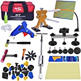 Super PDR 52pcs PDR Kits Auto Car Body Paintless Dent Repair Removal Tools Kit for 98% Dents, Car Dent Puller Tool for Automobile Body Washing Machine Refrigerator Come with All The Dent Repair Tools
