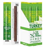 The New Primal, Cilantro Lime Turkey Meat Stick, Free-Range Turkey, Paleo, Keto & Whole30 Approved, Turkey Jerky, Gluten, Dairy & Soy Free, 1oz, Pack of 20