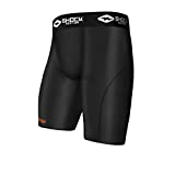Shock Doctor Compression Shorts with Cup Pocket. Athletic Supporter Underwear with Pocket (Cup NOT included) Youth & Adult