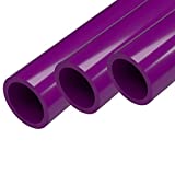 FORMUFIT Furniture Grade PVC Pipe, 40", 1" Size, Purple (3-Pack) (P001FGP-PU-40x3)