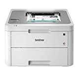 Brother HL-L3210 USB & Wireless Digital Color Laser Printer for Home Business Office - Single-Function: Print Only - 600 x 2400 dpi, 250-Sheet Large Capacity, BROAGE Printer Cable