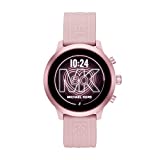 Michael Kors Access Women's MKGO Touchscreen Aluminum and Silicone Smartwatch, Blush/Pink-MKT5070