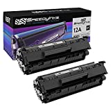 Speedy Inks Compatible Toner Cartridge Replacement for HP 12A Q2612A (Black, 2-Pack)