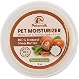 Daily Pet Moisturizer - 100% NATURAL SHEA BUTTER Made in the USA - SOOTHES, SOFTENS and HYDRATES Skin Paws & Elbows of Dogs Cats and Other Pets - Conditions Fur and Keeps it Silky, Shiny and SOFT!