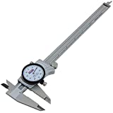 Anytime Tools Premium Dial Caliper 8"/0.001" Precision Double Shock Proof Solid Hardened Stainless Steel
