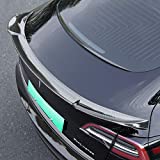 Xipoo Fit Tesla Model 3 Spoiler Trunk Spoiler Wing Performance Rear Spoiler Wing Lip for 2017-2022 Tesla Model 3 Accessories (Glossy Carbon Fiber, Model 3 Performance Spoiler)