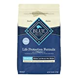 Blue Buffalo Dog Food for Senior Dogs, Life Protection Formula, Natural Chicken & Brown Rice Flavor, Senior Dry Dog Food, 30 lb Bag