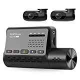 VIOFO A139 3 Channel Dash Cam for Car, WiFi GPS built-in, Dashcam with Anti-Glare CPL Filter, Front Interior Rear 2k + 1080P + 1080P Triple Car Camera, IR Night Vision, Supercapacitor, Parking Monitor