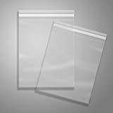 500 Pcs -4" x 6" Clear Plastic Cellophane Bags-1.4 mils Thick Self Sealing Cello Bags for Bakery, Cookies, Photo,Prints, A1 Cards, Envelopes
