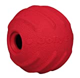 Jolly Pets Tuff Tosser Bouncing Ball Tog Toy/Treat Holder, 4 Inches, Red