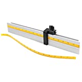 Fulton Universal Aluminum Miter Gauge Fence with an Aluminum Flip Stop 18 Left Reading Tape 18 Right Reading Tape