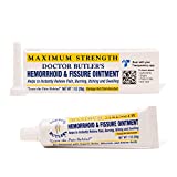 Doctor Butler's Hemorrhoid & Fissure Ointment  Hemorrhoid Treatment with Phenylephrine HCI and Lidocaine for Fast Acting Relief of Swelling, Discomfort, and Itching in one Hemorrhoid Cream (1 oz.)