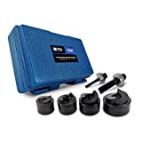 TEMCo TH0397  Manual Knockout Punch Driver Kit for  inch to 1-1/4 inch Electrical Conduit Hole Sizes (1/2"- 1-1/4" Conduit Size)