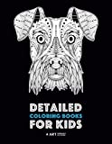 Detailed Coloring Books For Kids: Zendoodle Animal Designs; Lion, Tiger, Elephant, Giraffe, Deer, Fox, Dog, Horse, Unicorn, Birds, Butterflies & More; ... Pages For Older Kids; Anti-Stress Designs