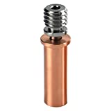 Upgrade All Metal Bimetal Heatbreak Copper Titanium TC4 Throat High Temperature Compatible with Anycubic Mega S, Mega Pro, Vyper, Chiron, Kobra Max 3D Printer Parts (Bimetal Heatbreak)