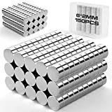 FINDMAG 150 Pcs 6 x 2 mm Fridge Magnets, Magnets for Whiteboard, Refrigerator Magnets, Small Magnets, Neodymium Magnet, Mini Magnets, Round Magnets, DIY Magnets for Fridge, Home, Classroom, Office