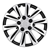 Pilot WH546-16B-BS Universal Fit Premier Toyota Camry Style Silver 15 Inch Wheel Covers - Set of 4