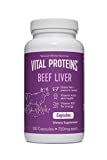 Vital Proteins Grass-Fed Desiccated Beef Liver Pills - (120 Capsules, 750mg Each)