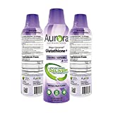 Aurora Nutrascience, Mega-Liposomal Glutathione+ Vitamin C, 750 mg per Serving, Gluten Free, Non-GMO, Sugar Free, Organic Fruit Flavor, 16 fl oz (480 mL)