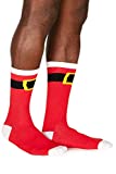 Tipsy Elves' Men's Santa Socks - Funny Holiday Themed Gift