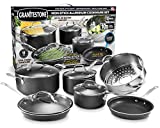 Granitestone Original 10 Piece Nonstick Cookware Set, Scratch-Resistant, Granite-Coated, Dishwasher and Oven-Safe Kitchenware, PFOA-Free Pots and Pans As Seen On TV