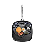 Granitestone Griddle Pan 10.25" Nonstick Stovetop Cookware PFOA Free Oven-Safe, Dish Washwasher safe As Seen On TV