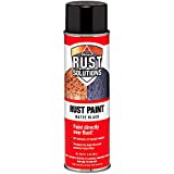 AGS RUST SOLUTIONS Rust Spray Paint, 14 Ounces, Matte Black Finish