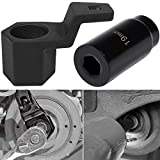 Yoursme 77080 19mm Harmonic Balancer Socket & 50mm Crankshaft Crank Pulley Wrench Holder Removal Holding Spanner for Honda and Acura Engines