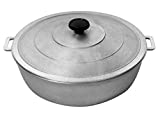 Uniware 9900 Super Quality Aluminum Caldero,Dutch Oven,11.5 QT,Silver (38cm (15-Inch)), Hand Made