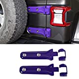 Purple Car ABS Tail Gate Hinge Kit Cover Decorative Trims for Jeep Wrangler JL 2018-2021