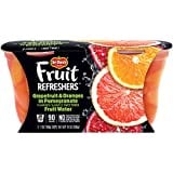 DEL MONTE FRUIT REFRESHERS Grapefruit and Oranges FRUIT CUP Snacks in Pomegranate-Flavored Sweetened Water, 2 Pack, 7 oz