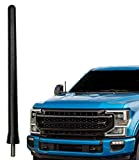 AntennaMastsRus - The Original 6 3/4 Inch is Compatible with Ford F-350 Super Duty (2017-2023) - Car Wash Proof Short Rubber Antenna - Internal Copper Coil - Premium Reception - German Engineered