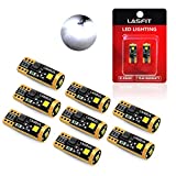 LASFIT 194 168 LED Bulbs Canbus Error Free 6000K White 2825 W5W T10 3030 Chipsets LED Bulbs for Car Dome Map Door Courtesy License Plate Lights, Pack of 8