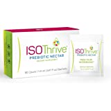 ISOThrive Delicious Prebiotic Liquid Supplement - Natural Heartburn and Bloating Relief - Naturally Fermented Fiber - (30 Day Supply)