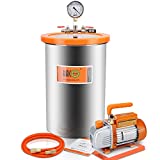 BACOENG 5 Gallon Vacuum Chamber Kit with Vacuum Pump Standard HVAC
