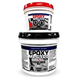 Clear Epoxy Resin Coating for Floors & Counter Tops, 100% Solids, Self Leveling - 3 Gallon Kit