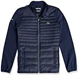 Lacoste Men's Sport Long Sleeve Padded Golf Jacket, Navy Blue/Navy Bluenavy Blue, S/M