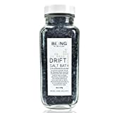 Drift Salt Bath- Black Lava Salt & Dead Sea Salt Soak – All-Natural, Vegan, Handmade, Organic Essential Oils for Mineral Rich Skin Hydration, Calming Relaxation & Restful Sleep- Live By Being