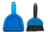 Cage Cleaner for Guinea Pigs, Cats, Hedgehogs, Hamsters, Chinchillas, Rabbits, Reptiles, and Other Small Animals - Cleaning Tool Set for Animal Waste - Mini Dustpan and Brush Set (1 Pack)