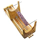 The Beadsmith Rick's Beading Loom, 13.5 x 3.75 x 4.5 inches, Wooden, Two-Warp Loom, Illustrated Instructions Included, No Assembly Required, Use to Create Necklace and Bracelet Designs