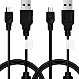 2 Pack 10FT PS4 Controller Charger Charging Cable with Magnetic Ring Compatible with Playstation 4/ DualShock 4/ PS4 Slim/Pro Wireless Controllers