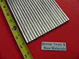 20 Pieces 1/4" Aluminum 6061 Round Rod 14" Long T6511 Solid .25" +/-.004" Extruded Lathe Stock